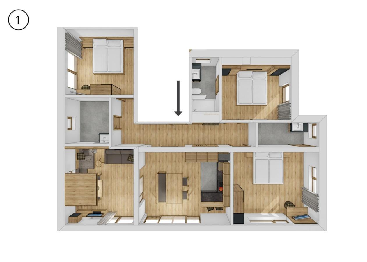 Appartement Foerra เตซิโด ภายนอก รูปภาพ